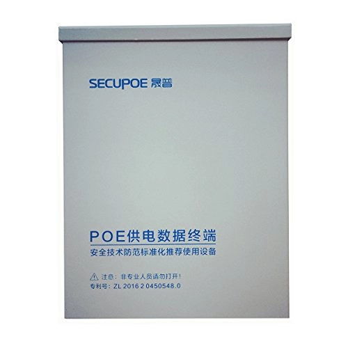 SECUPOE SPOE0402BN-F - DC48V-57V 72W 4x RJ45 IEEE802.3af/at 10/100 Mbps
