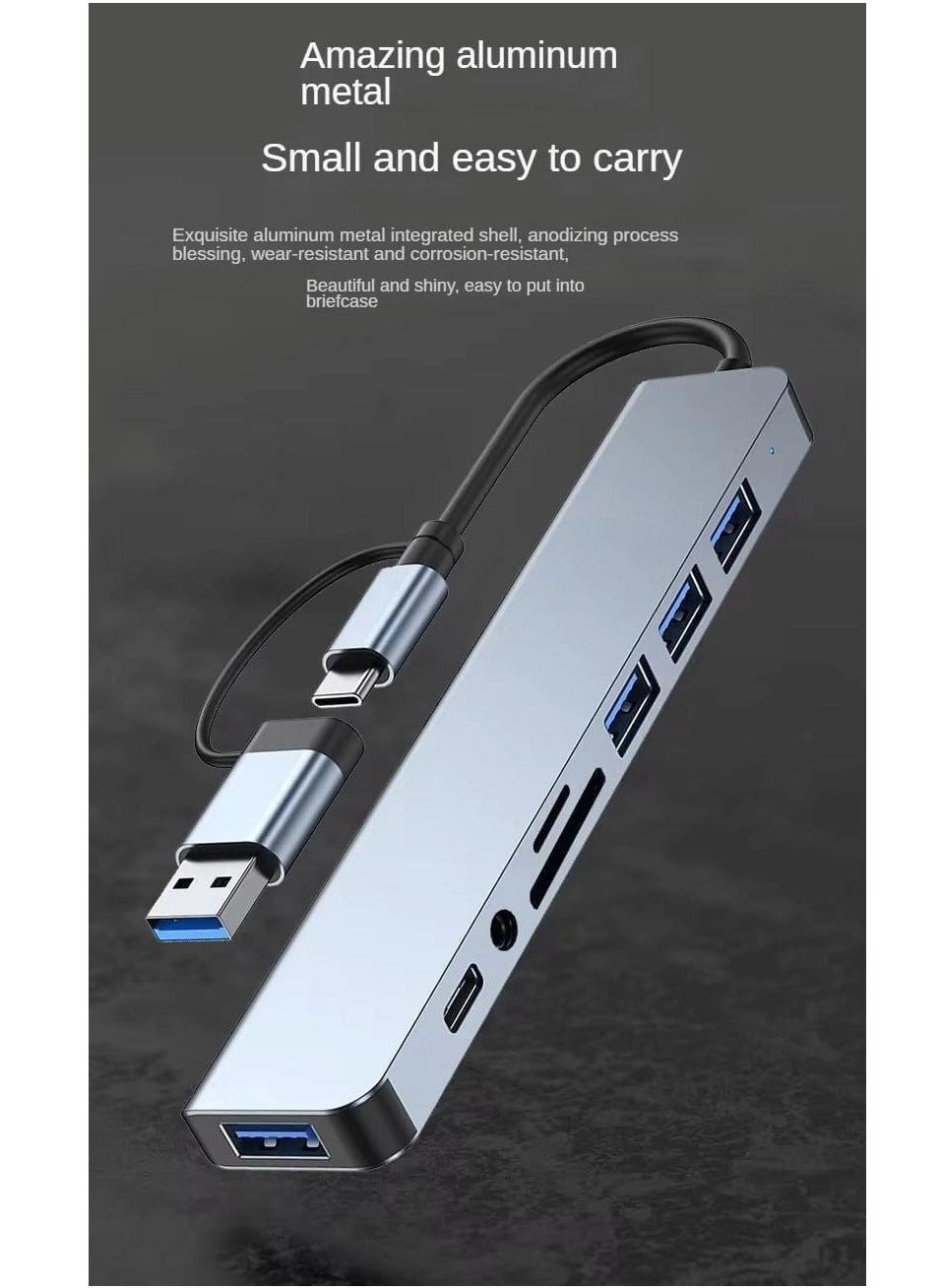 USB C Adapter Docking Station - 11-in-1 4K HDMI USB 3.0