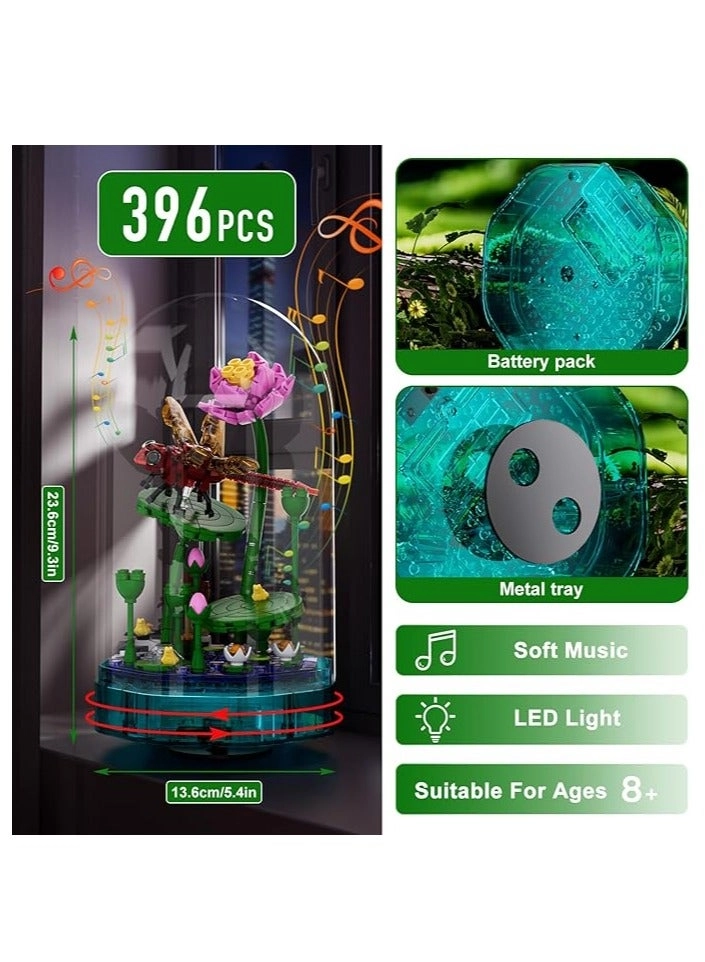 Insect Building Block Set (10106) - Transparent Music Display Box Light Strip