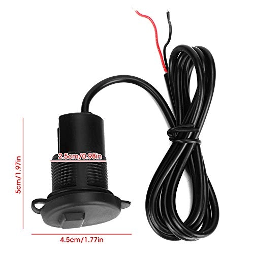 Motorcycle USB Port - DC12~24V 5V/1.5A