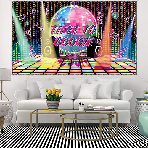 70s Theme Party Decorations Backdrop Banner - Birthday Party