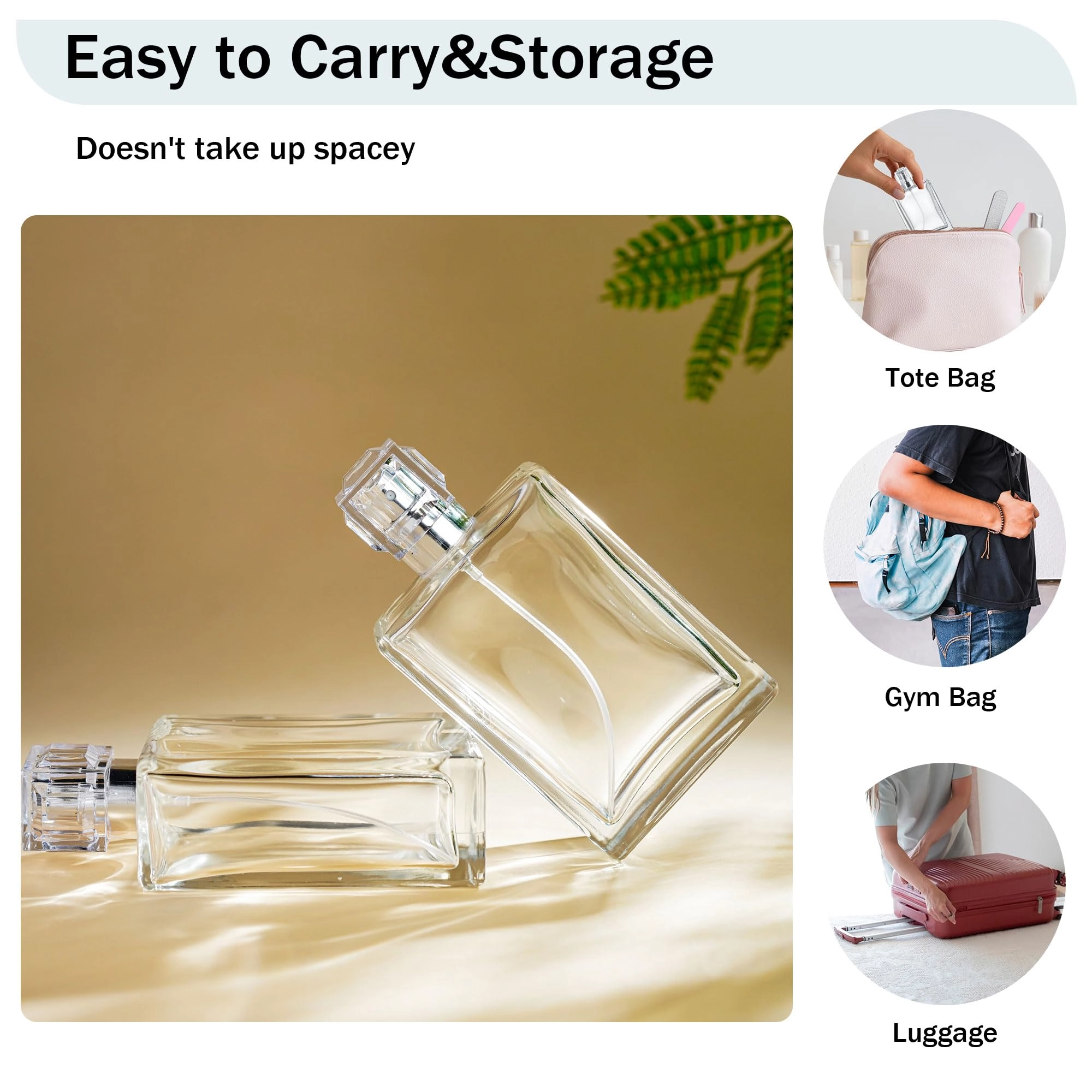 perfume bottles empty - 100ml