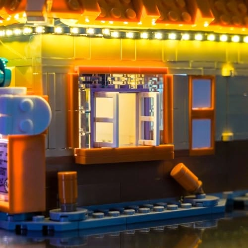 Light kit for LEGO The Simpsons: Krusty Burger 10352 - ABS plastic less than 5V