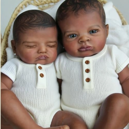 Reborn Baby Doll - 20 in Silicone Set