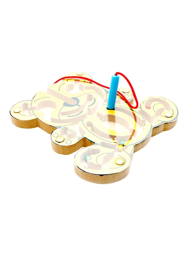 Wooden Bead Maze Roller Coaster Game - 3+ Years