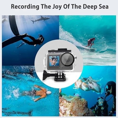 Action Camera Water Resistant Case - For Action 5 Pro, for Action 4, for Action 3 Camera