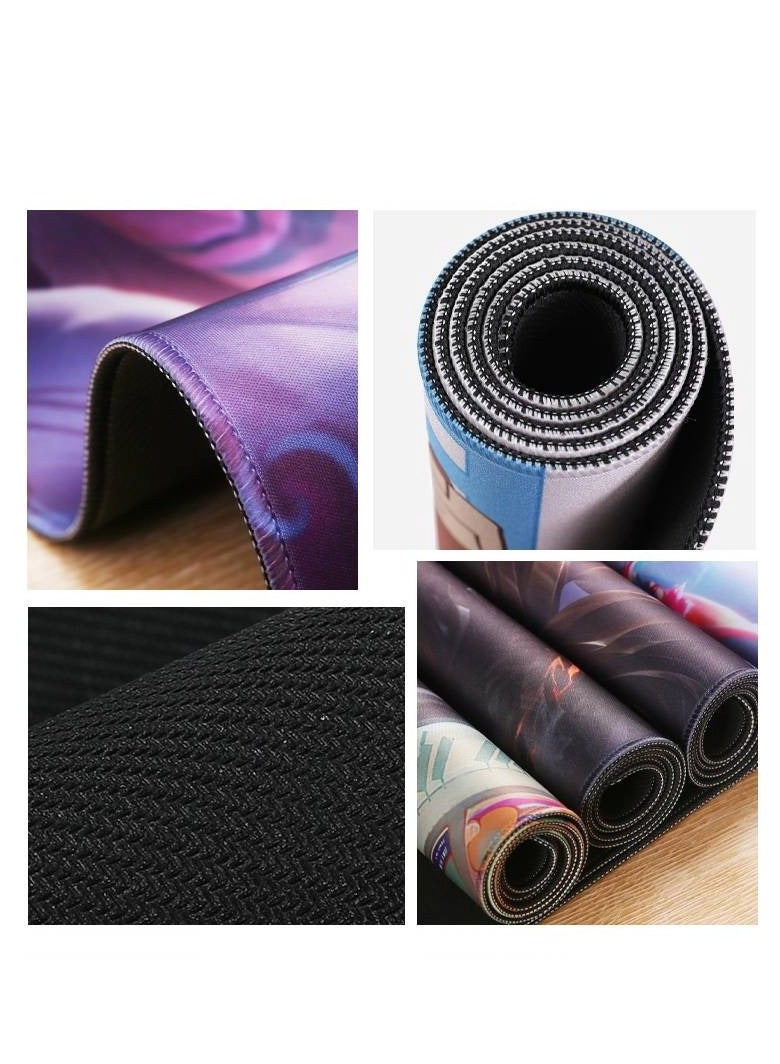 Bearbrick Natural Rubber Gaming Mouse Pad - 80x30 cm