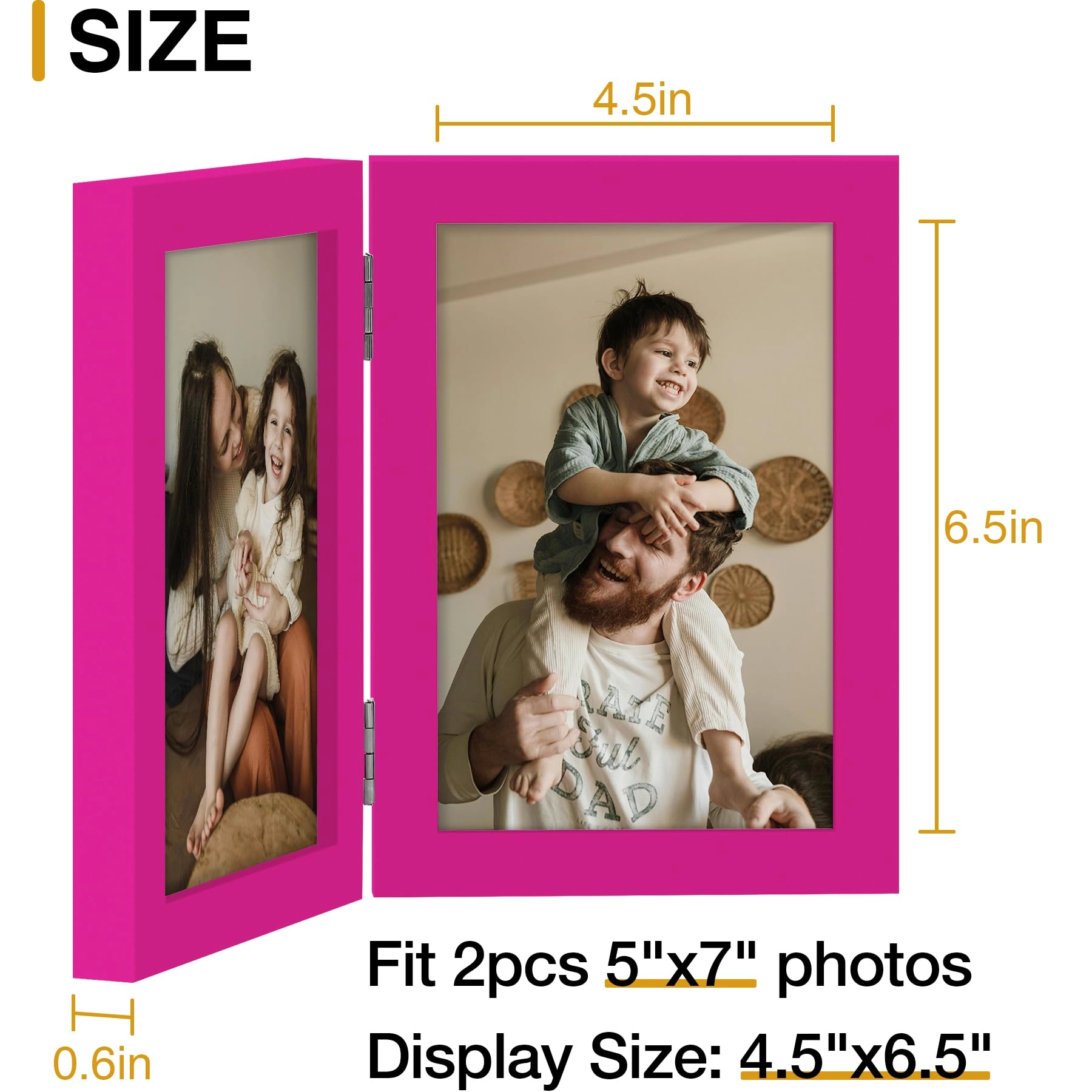 Double Picture Frame - 5x7 2