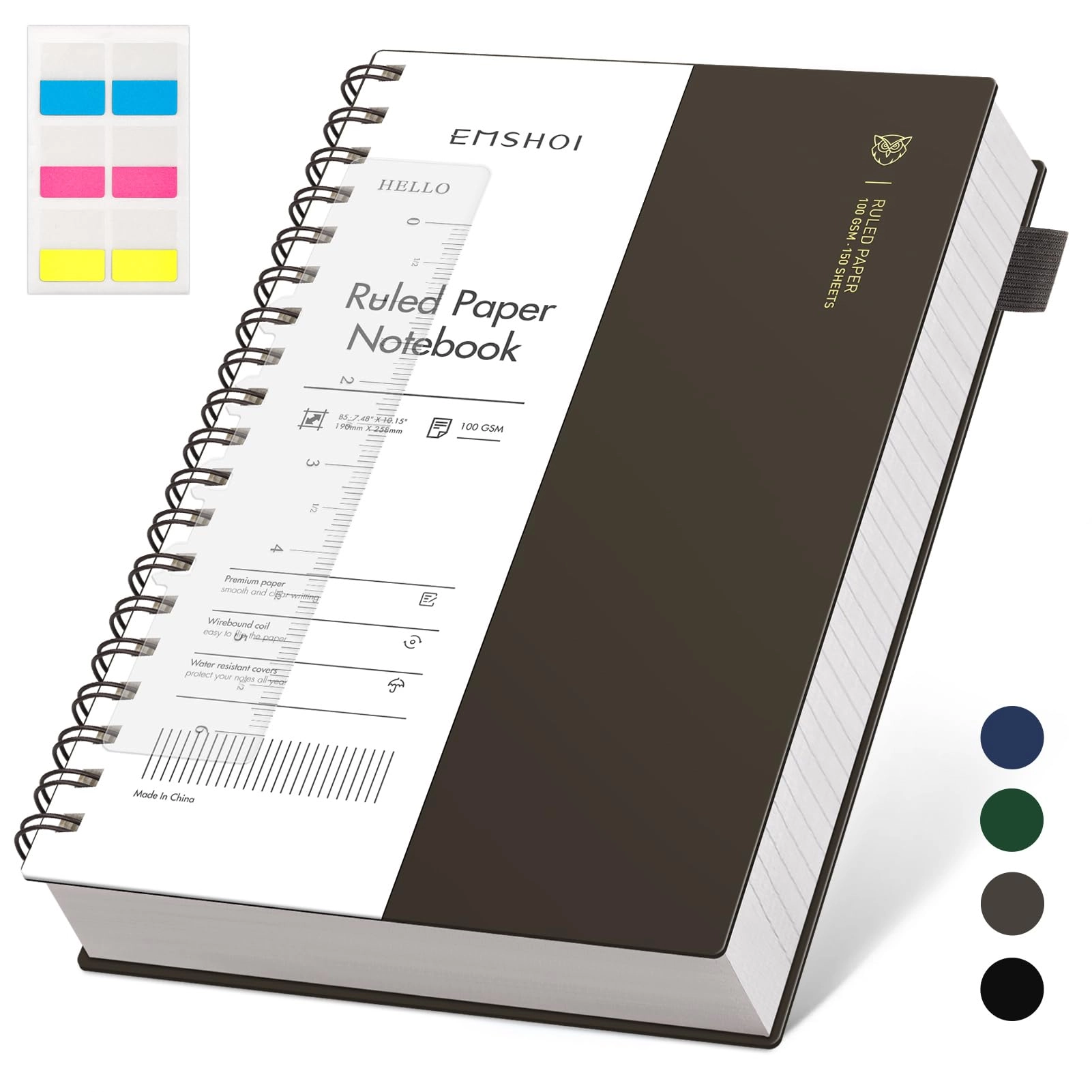 Notebook B5 Spiral - Lined 150 Sheets
