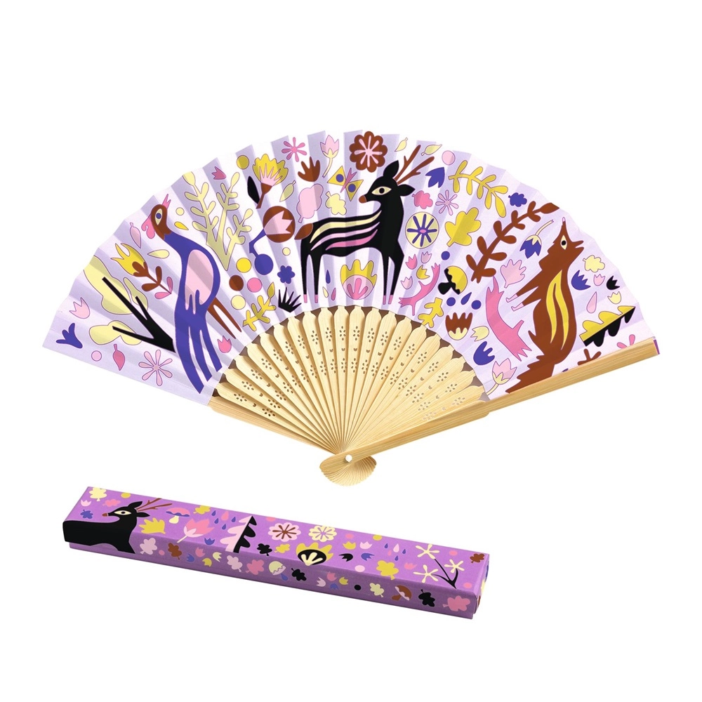 Do It Yourself Craft Kit - Large fan 37 x 21 cm Protective case