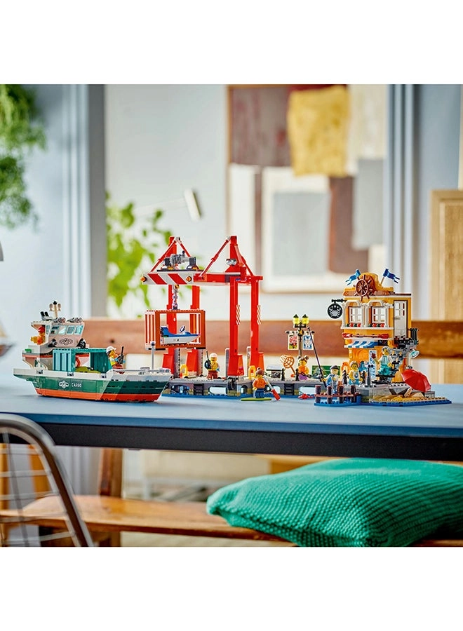 LEGO City Seaside Harbour with Cargo Ship (60422)
