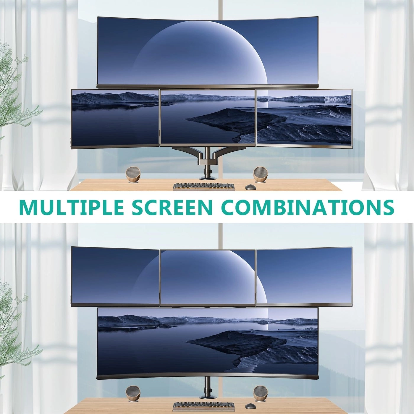 Quad Monitor Mount