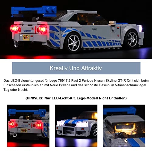 LED Light Set for Lego Nissan Skyline GT-R