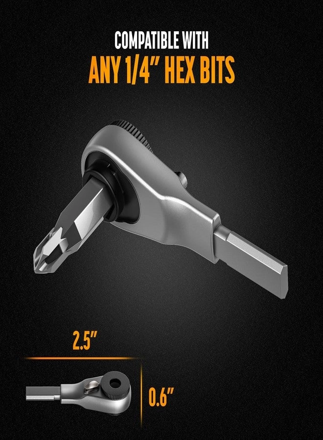 Flat-End Bit Extender and Ratchet Driver Set - 2PC