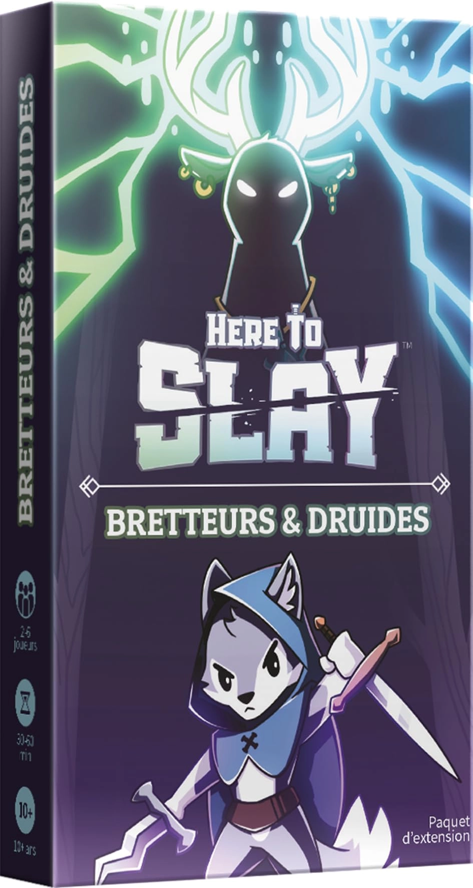Asmodee Here To Slay: Swordsmen and Druids - Card Game (French)
