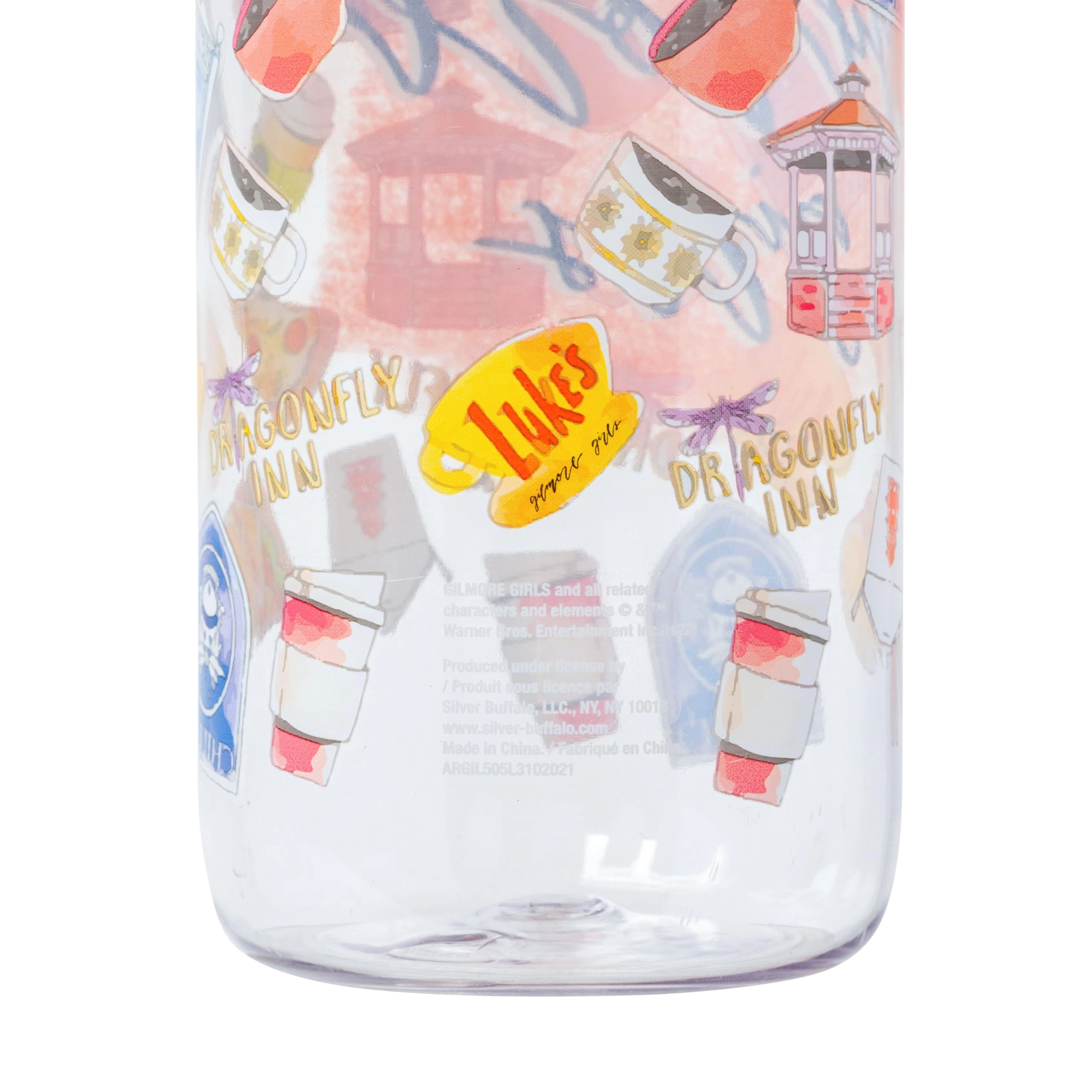 Gilmore Girls Icons Water Bottle - Screw Lid