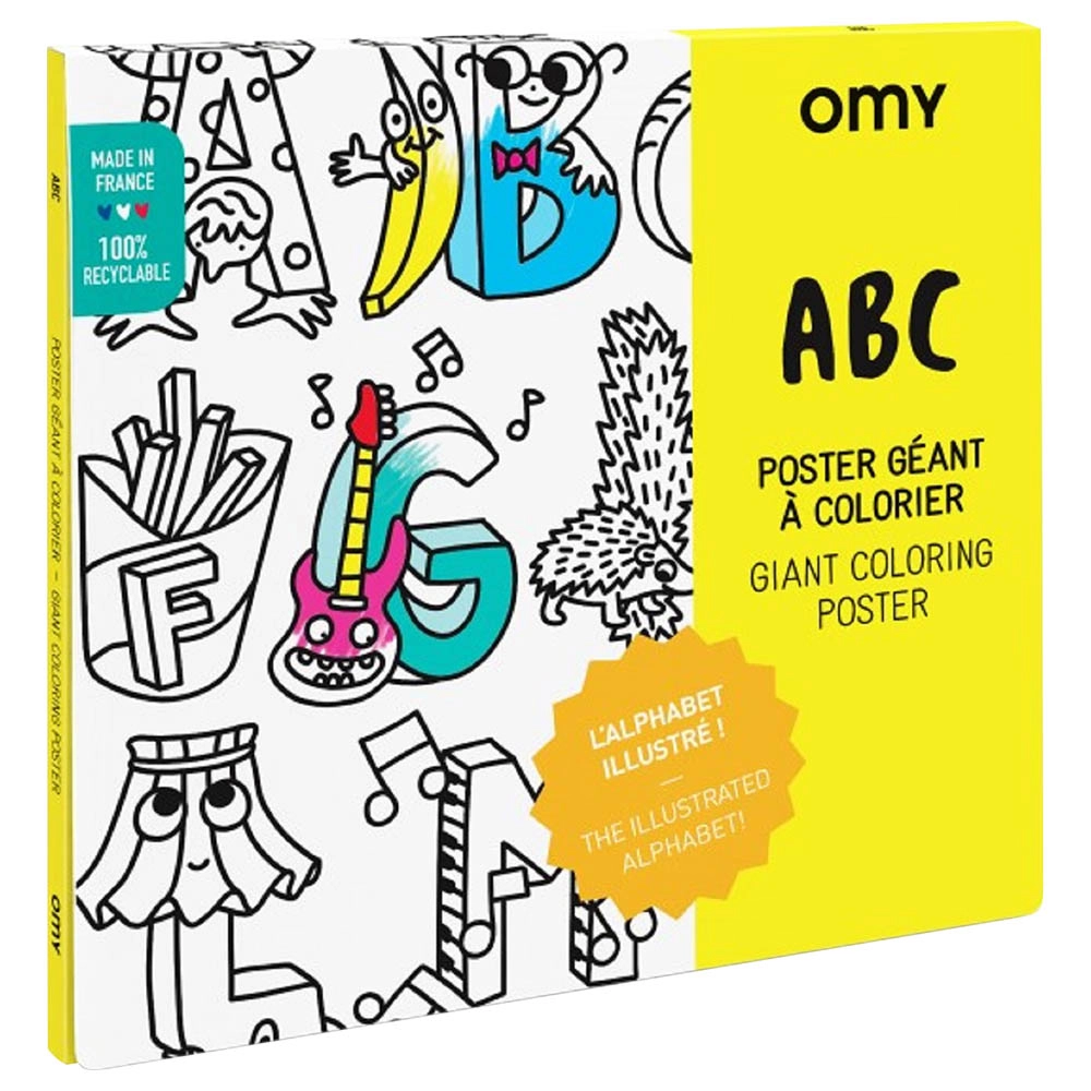 OMY Giant Coloring Poster - 70 x 100 cm