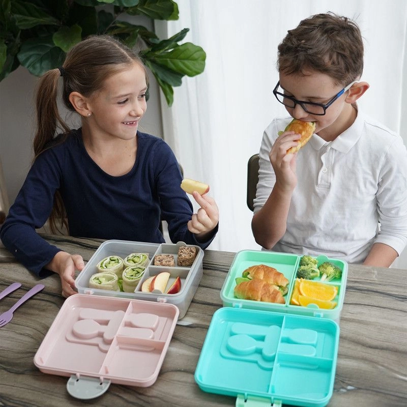 2 Tier Bento Lunch Box - Turquoise