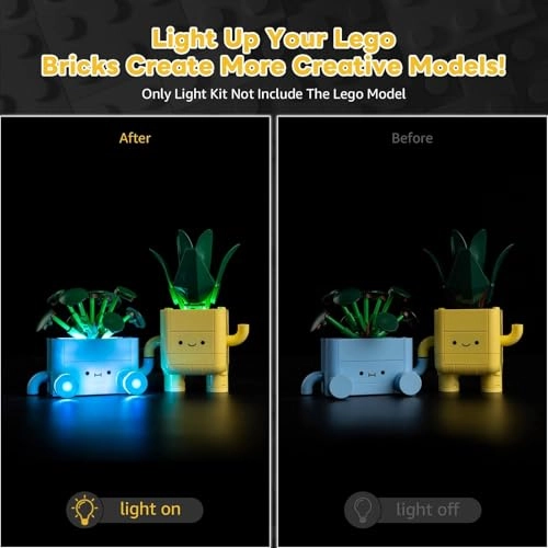 LED Lighting Set (10349) - Continuous Light Kit Compatible with 10349 Botanicals Happy Plants