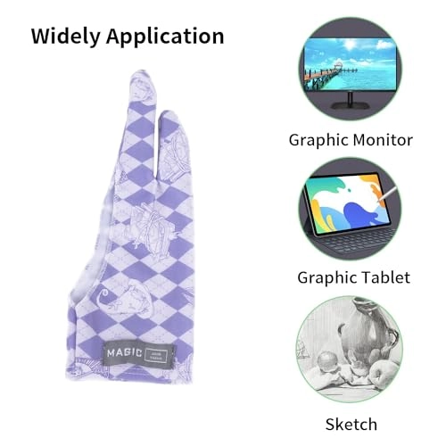 Art Glove - Two Fingers Purple