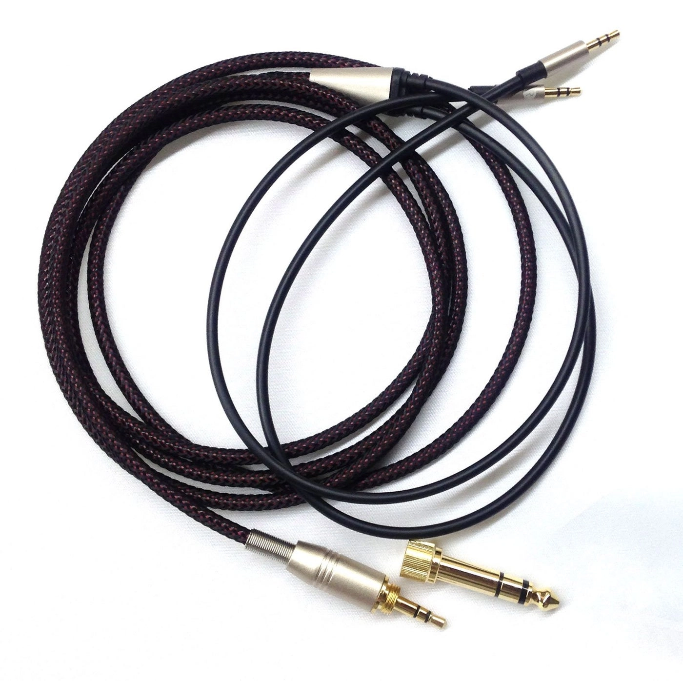 NEW NEOMUSICIA Replacement Cable for Hifiman Headphones - 3.5mm and 6.35mm to Dual 2.5mm - 2m
