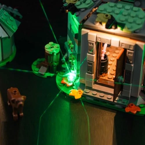 LED Light Set Compatible with Lego 76428 Hagrid's Hat: An Unexpected Visit - USB cable battery compartment 5V