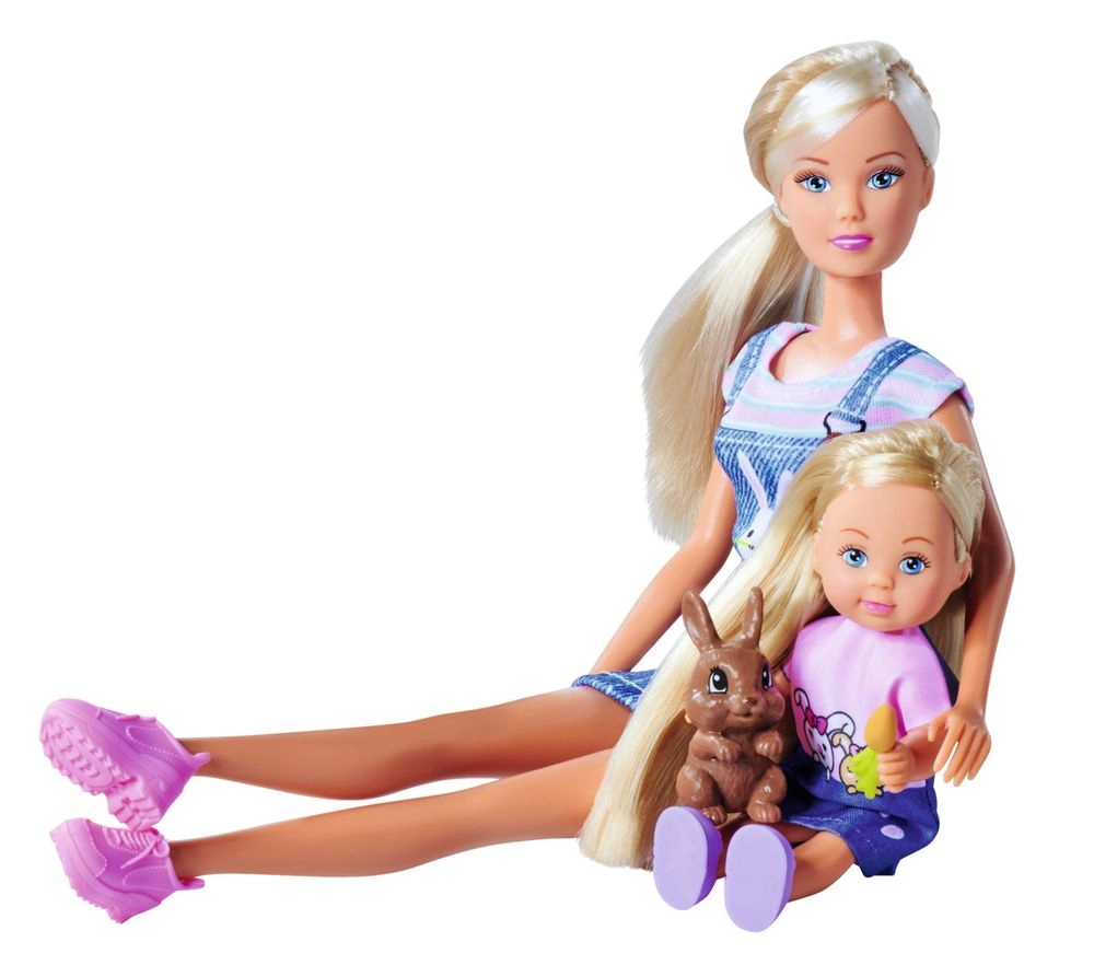 Steffi Love Rabbit Family - 29cm White Ages 3+