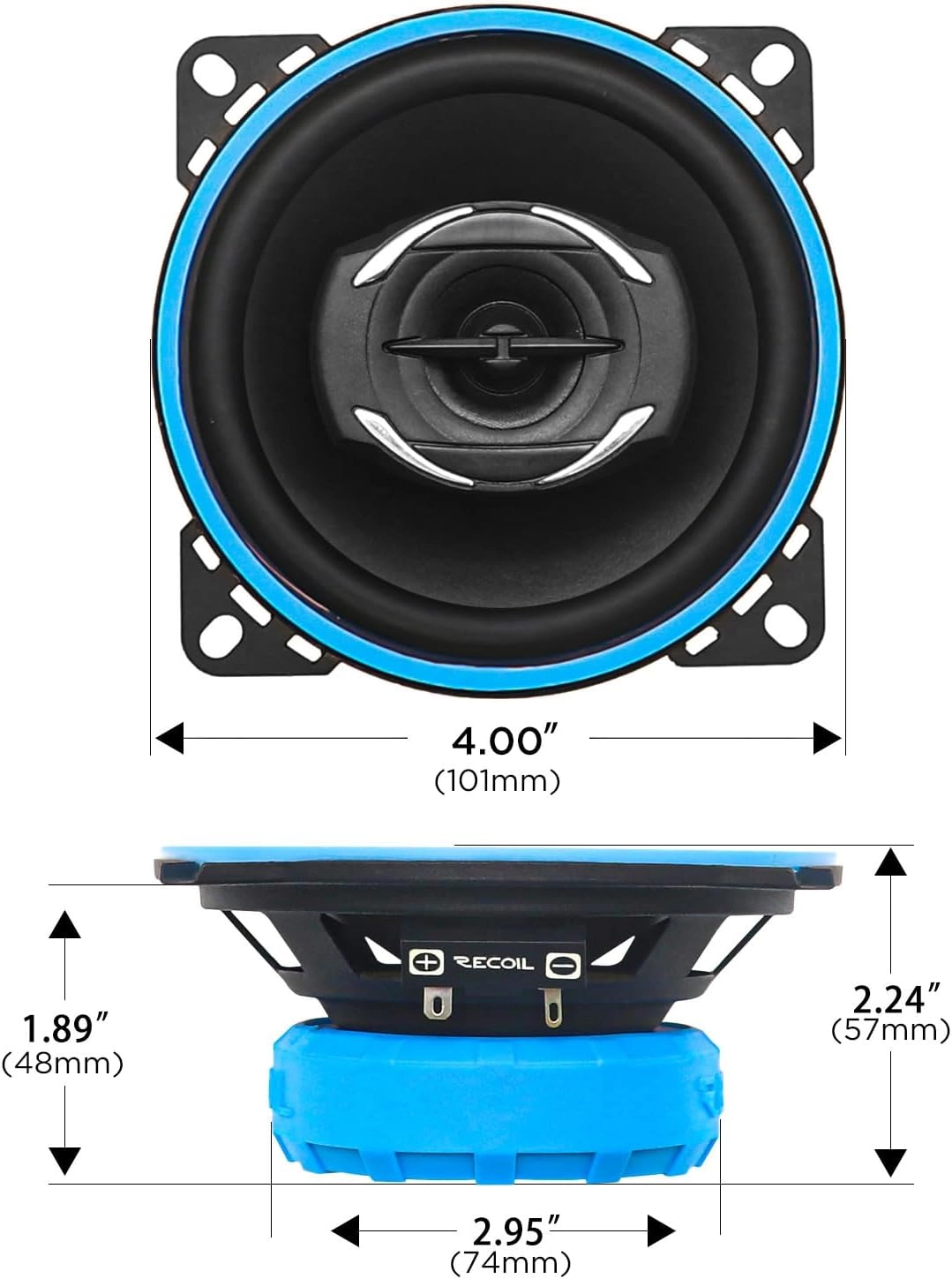 RCX4 - 4-Inch 2-way full-range coaxial