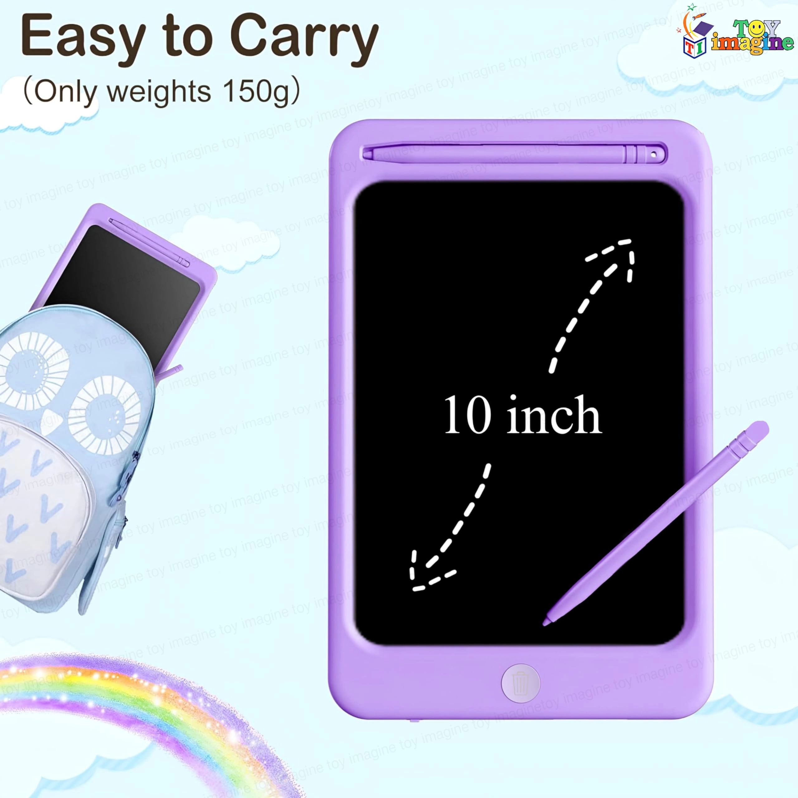 LCD Writing Tablet - 8.5" Multicolor