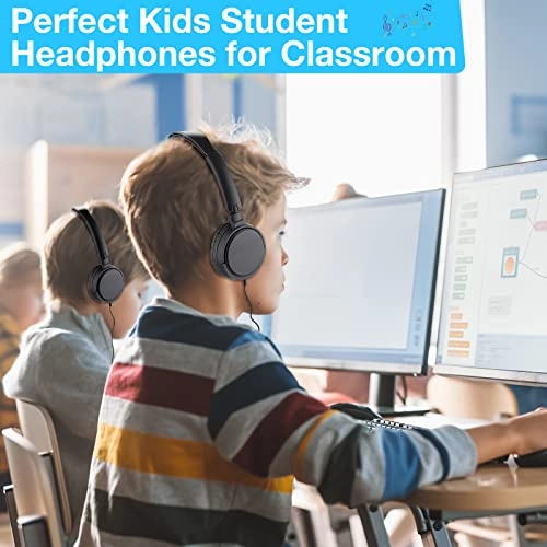Classroom Headphones Wired Headphone 18 Pack
