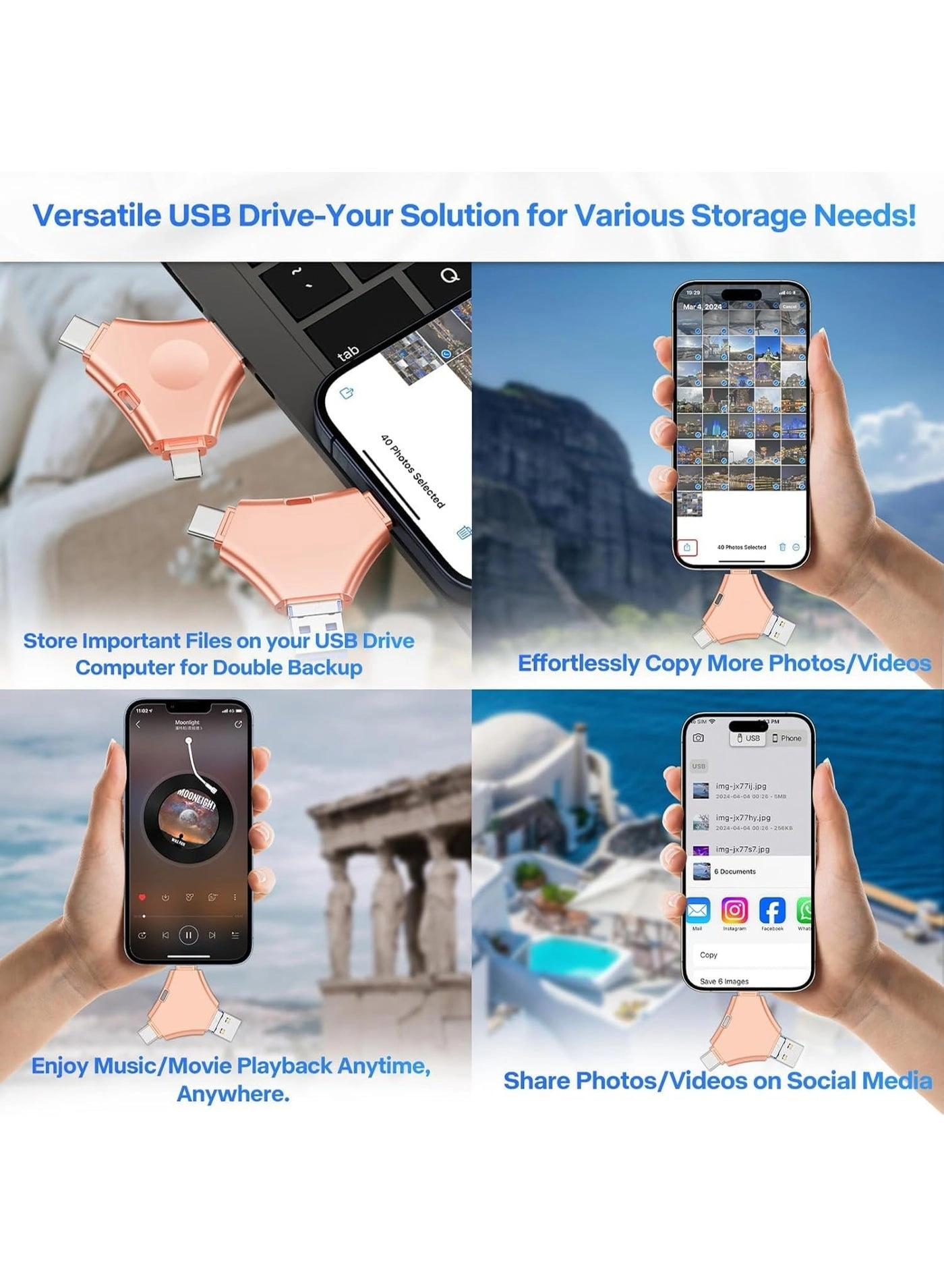 USB Flash Drive - USB 3.0 Type-C 2TB