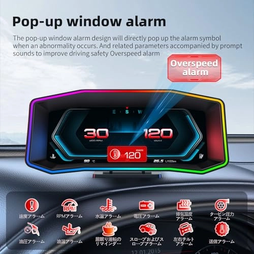 HUD Display - GPS Inclinometer Accelerometer