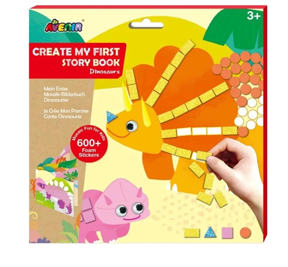 Avenir Create My First Story Book Dinosaurs - 3+