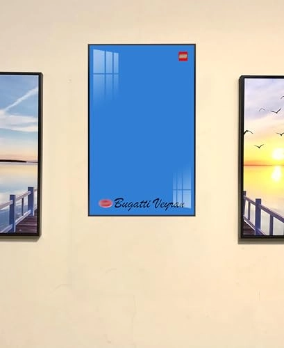 Display Wallboard - for LEGO 42083 Bugatti with Light