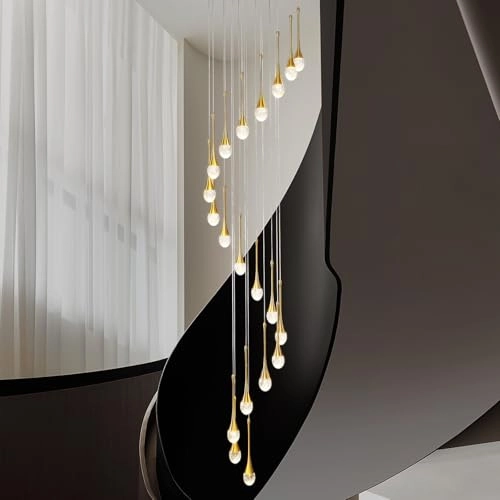Spiral Stair Pendant Chandelier - 138''/350cm