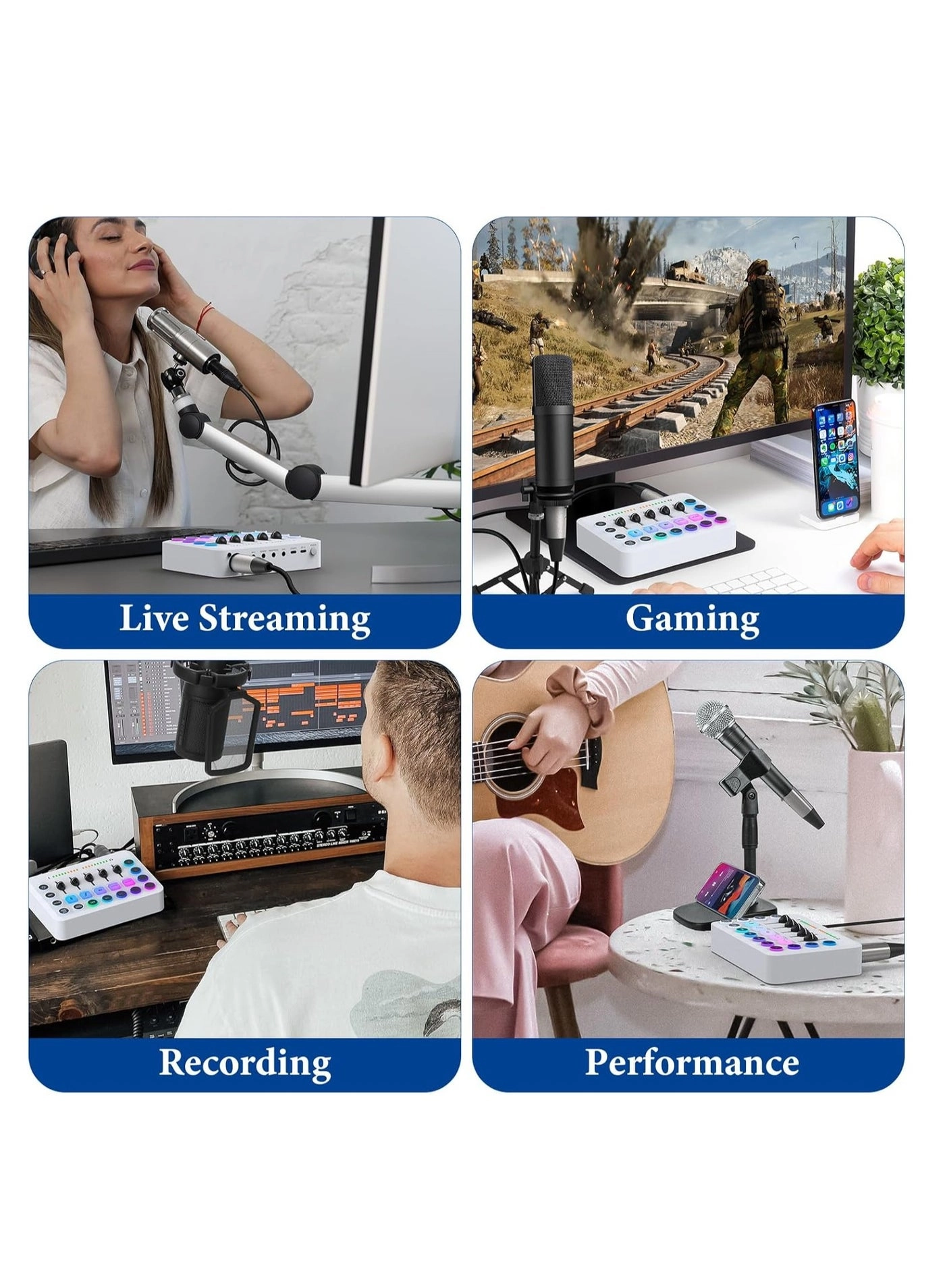 Gaming Audio Mixer - 5 channels