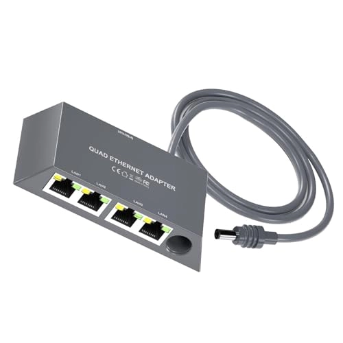 4 Ports Ethernet Adapter - 4-ports