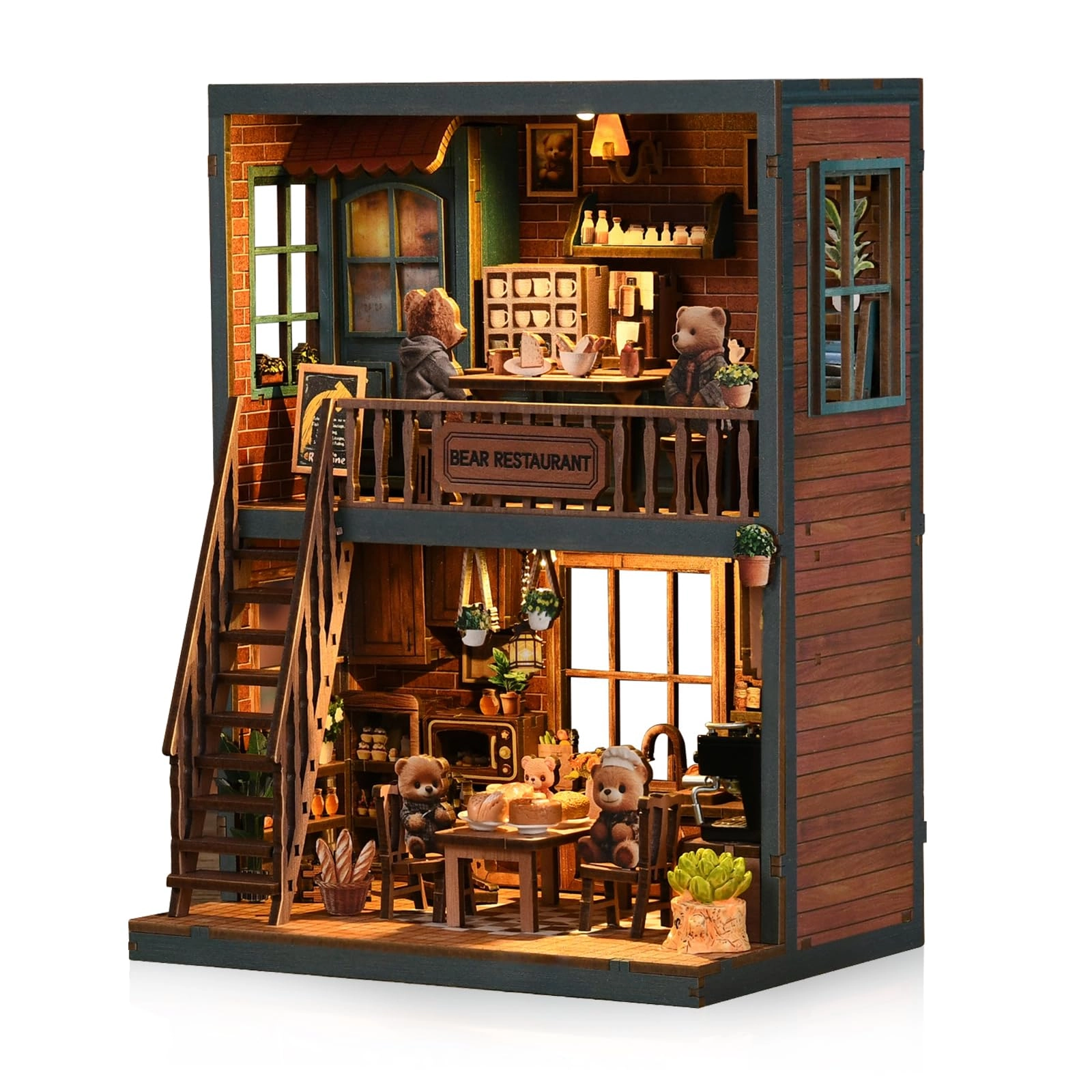 Book Nook Kit - Insertable Dust Protection Plate Miniature Dollhouses