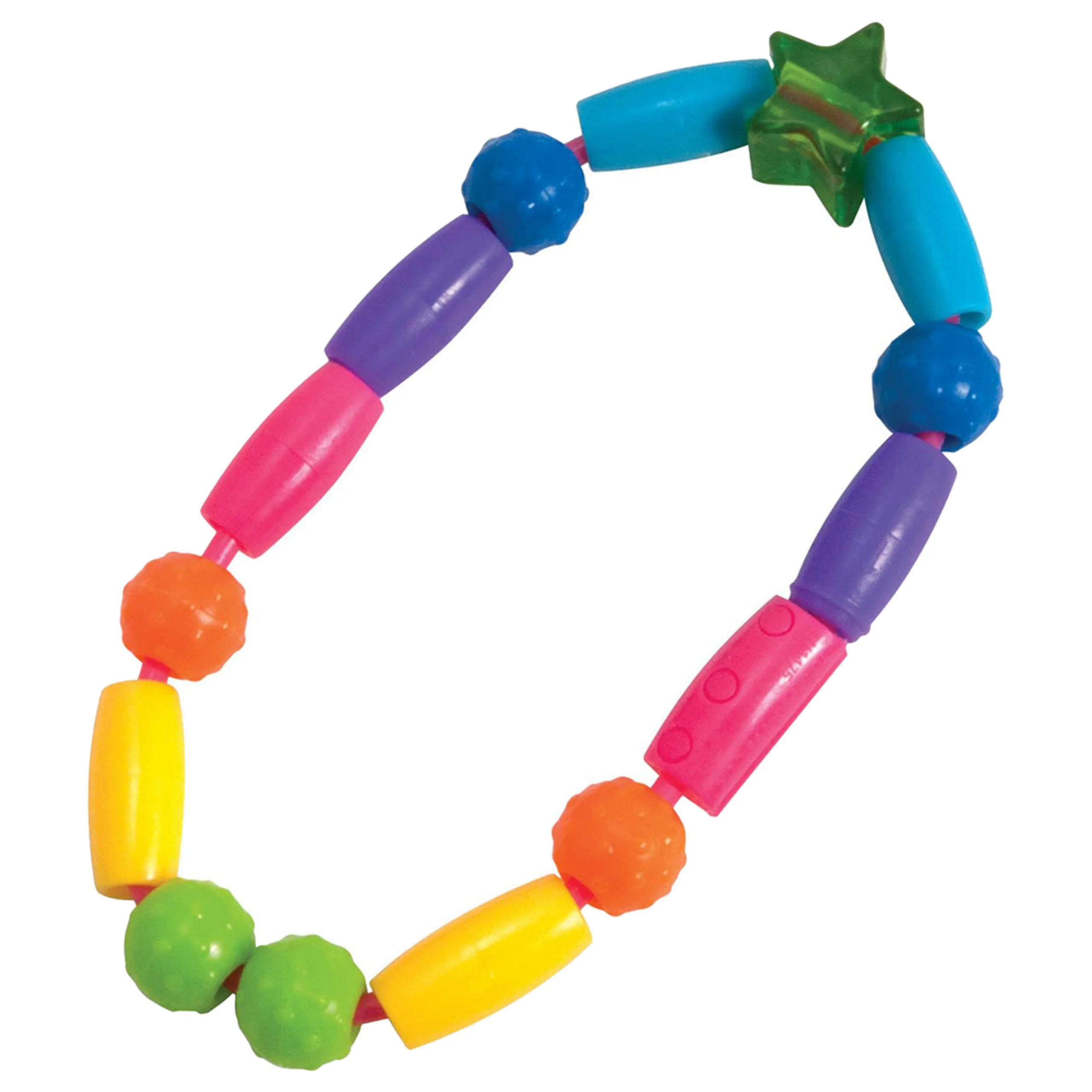 The First Years Bright Beads Teether - 100% medical grade, non-toxic silicone