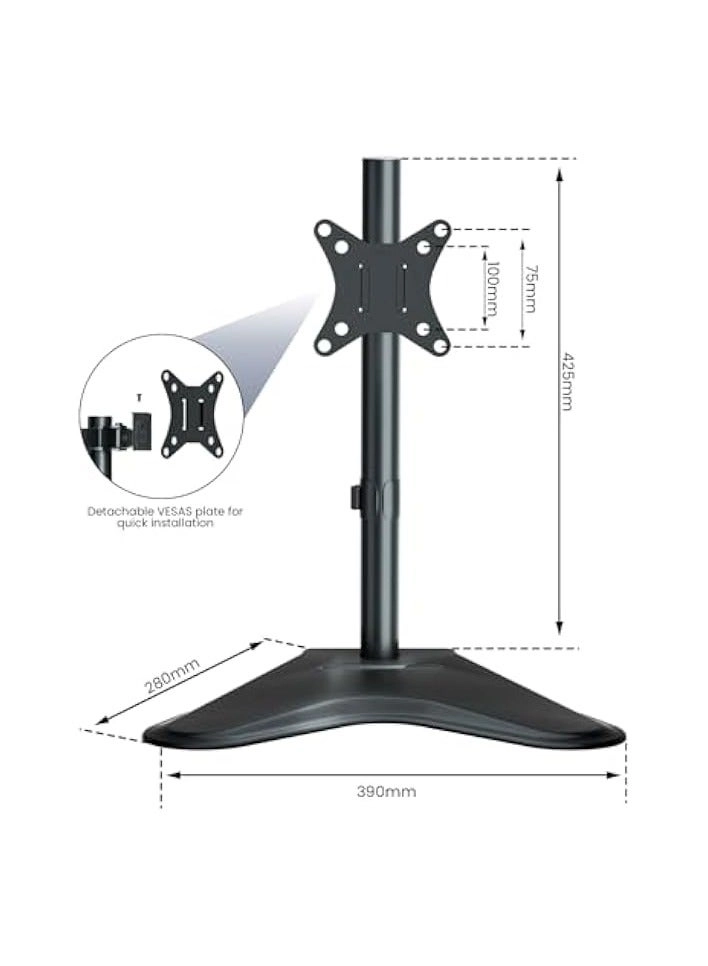 Single Monitor Desk Mount - 1 32 Inch