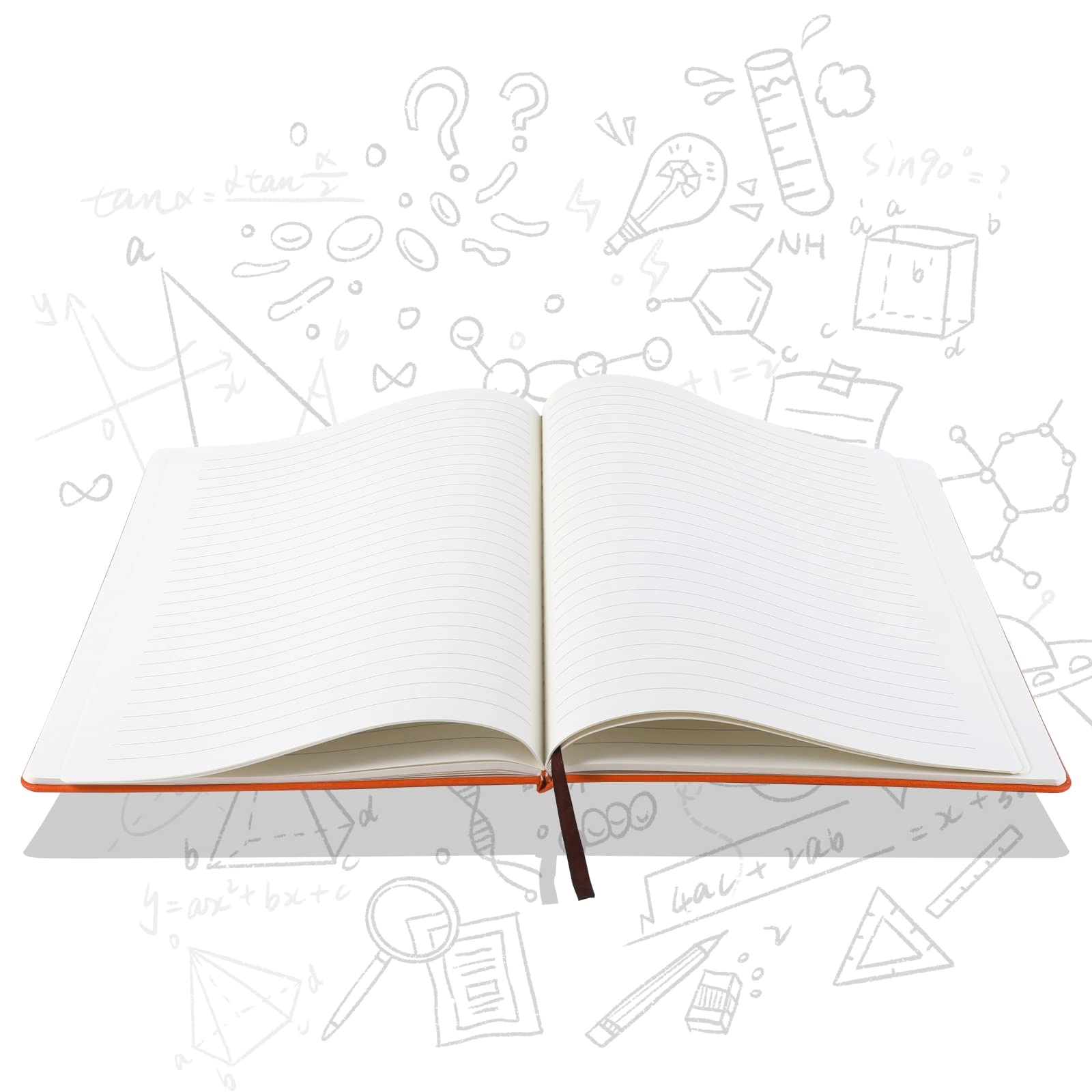 Notebook A4 Hardcover - Lined 80 Sheets