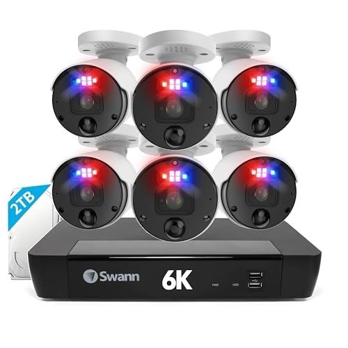 12MP Security Camera System - 6 8CH