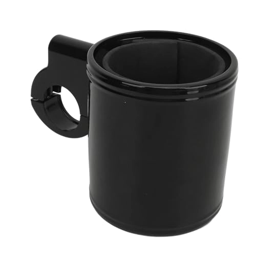 Motorcycle Handlebar Cup Holder - Aluminium Alloy Insulated Fits 7/8in to 1 1/4in