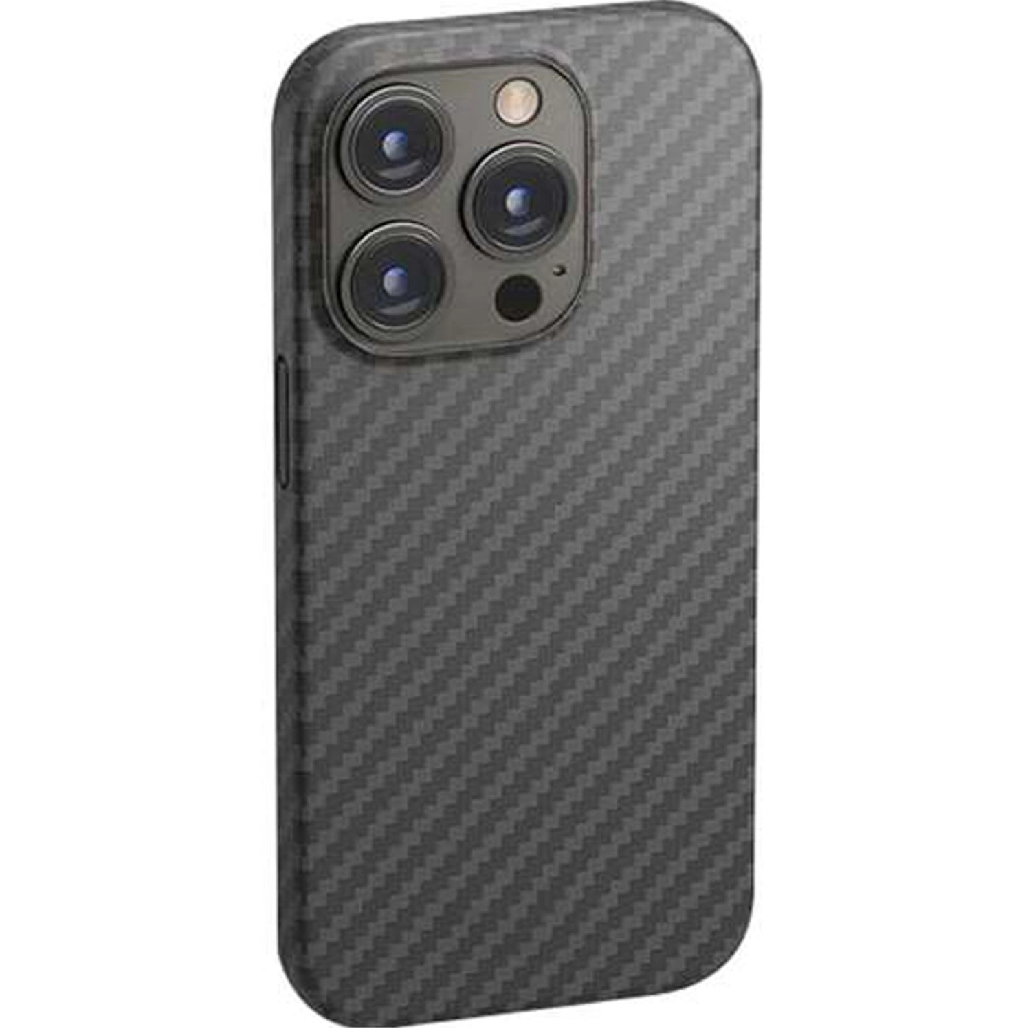 Carbon Fiber Case With Screen Protector for iPhone 14 Pro