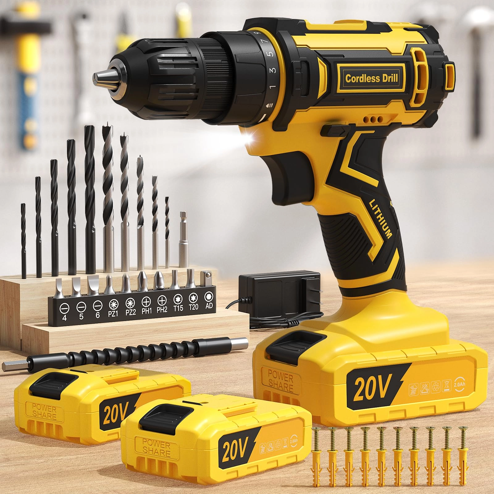 Cordless Drill Driver - 2000mAh