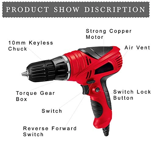 APSD10C - 10mm 350 watts 0-750 Rpm
