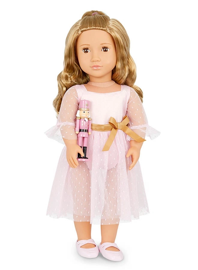 Natasha Doll - 18 Inch Pink Dress Nutcracker Ages 3+