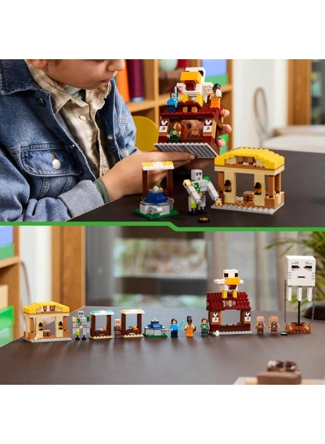 Minecraft The Ghast Balloon Village Attack (21273)