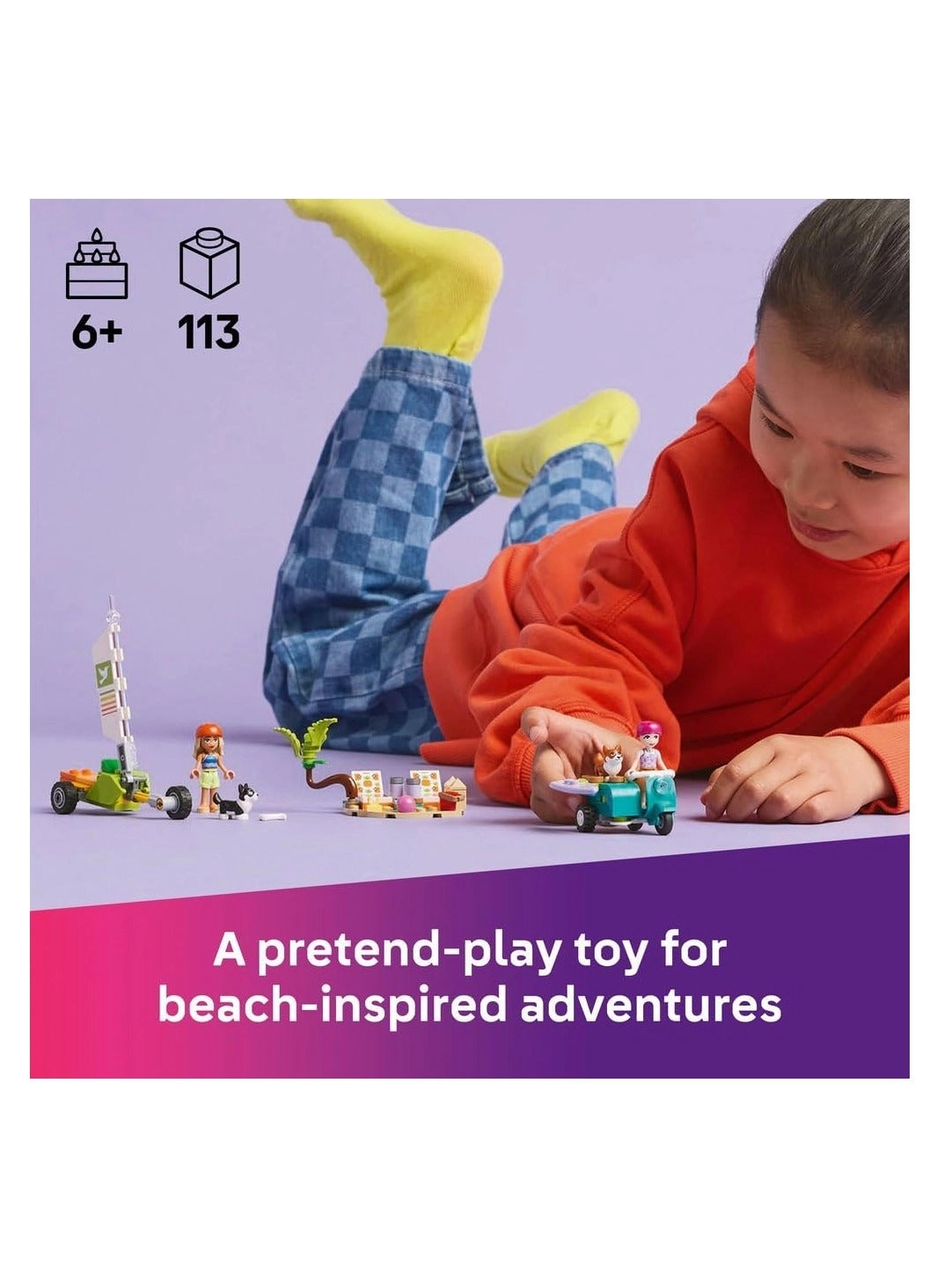 Friends Surfing Dogs and Scooter Adventure (42641)