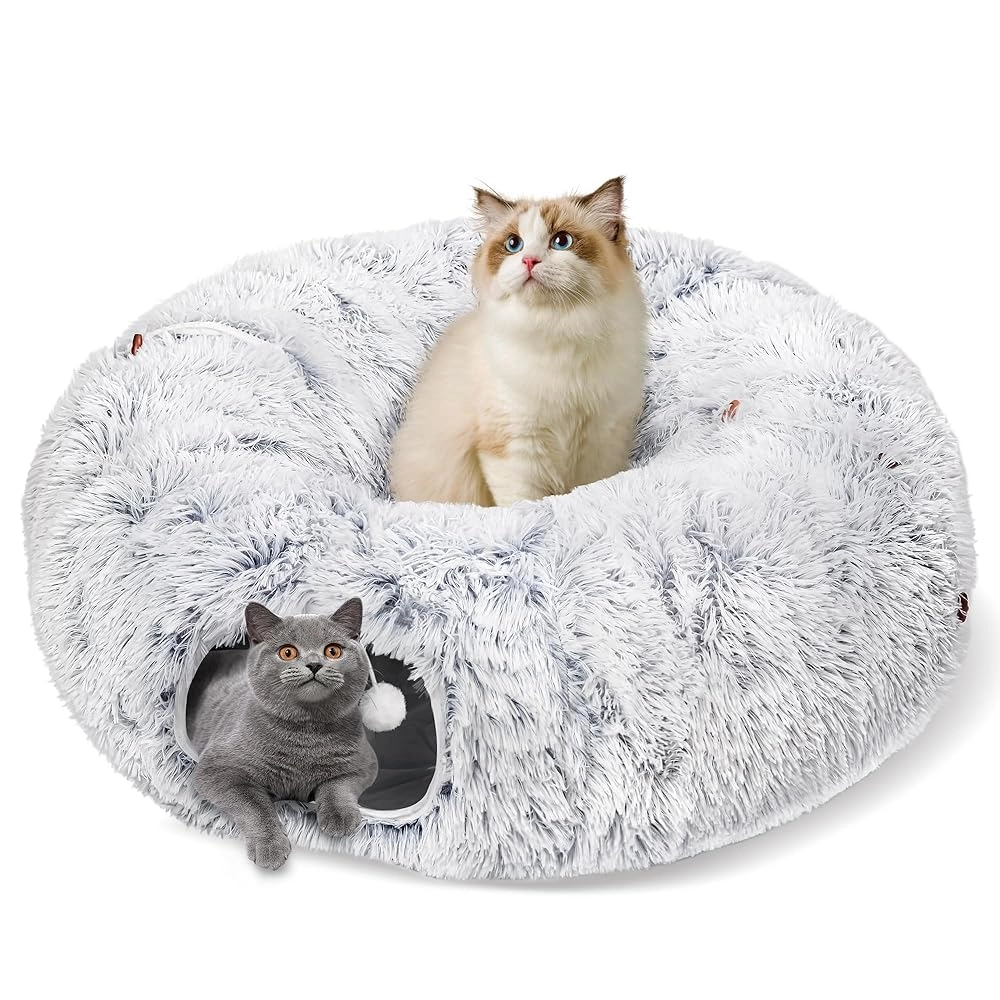 Baseola Cat Tunnel Bed - 80L x 80W Cotton